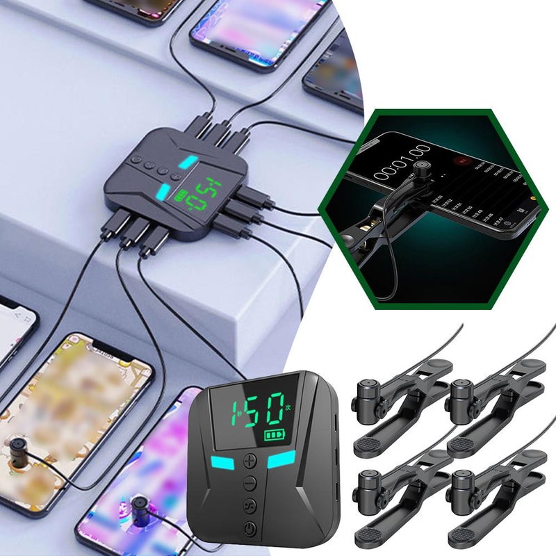 Auto Clicker for Smart Phone, Screen Tapper with Adjustable Speed 50-960 Times Per Second for Live Streaming, Gaming & Social Apps 2025 New (5 clicking head) - Image 3
